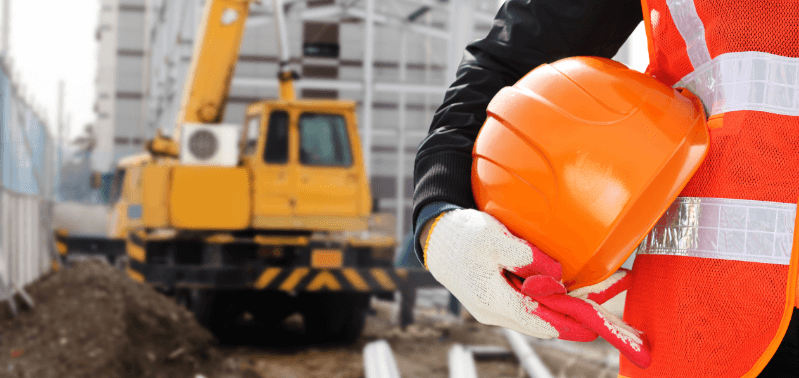 Image of Construction worker's helmet