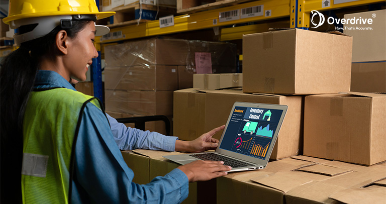 Gps solutions tracking being used in warehouse